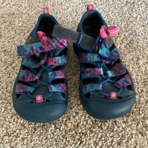 Keen Kids Shoes in Blue and Pink
